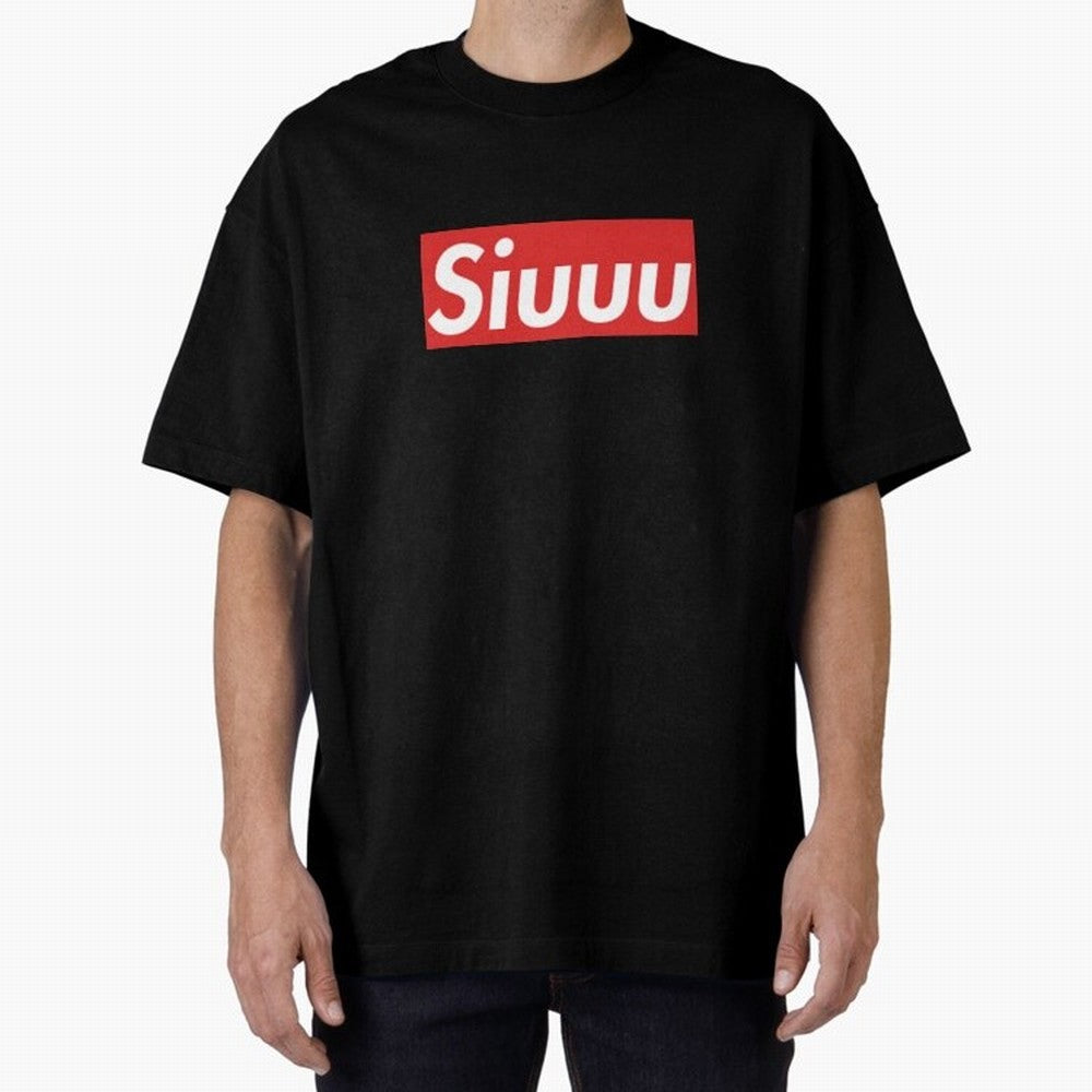 Siuu Oversized T-Shirt Show Championship Spirit for the FIFA World Cup 2026 Group Stage Journey through Mbappe Highlights, Spain and Netherlands Pride, Global Supporter Spirit, Legendary Goals, National Colors and Tournament Celebration; Created