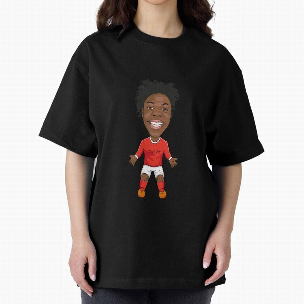 ISHOWSPEED-SEWEY Oversized T-Shirt Honor FIFA World Cup 2026 Driven by Cristiano Ronaldo, Haaland and CR7, France and Portugal Energy, Vintage Soccer Flavor, Modern Football Stars, National Flags and Final Night Emotion; Created for Match Day
