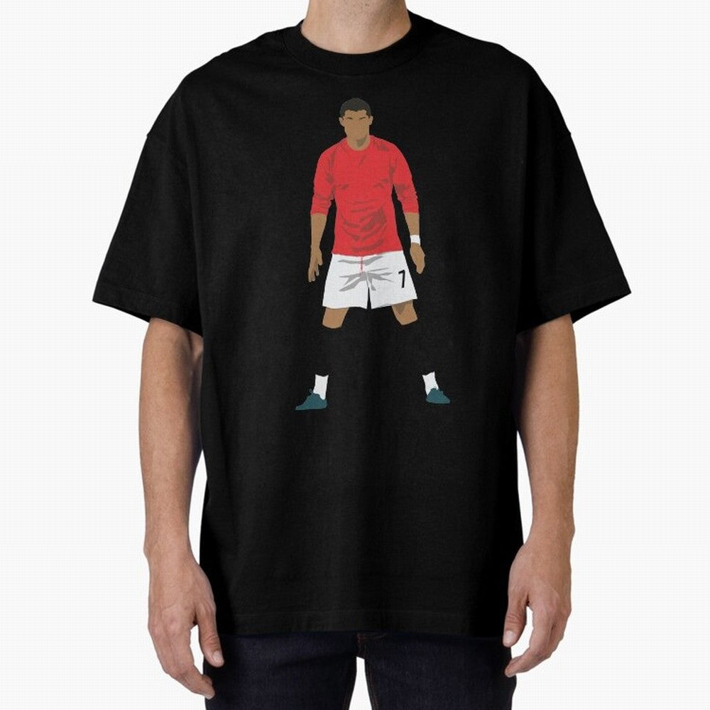 Cristiano Ronaldo MUFC Oversized T-Shirt Bring Supporter Culture to Match Day Hype around FIFA World Cup 2026 USA Canada Mexico, Neymar, Haaland and Cristiano Ronaldo, France, Classic Soccer Heritage, Championship Pressure, Fan Loyalty and