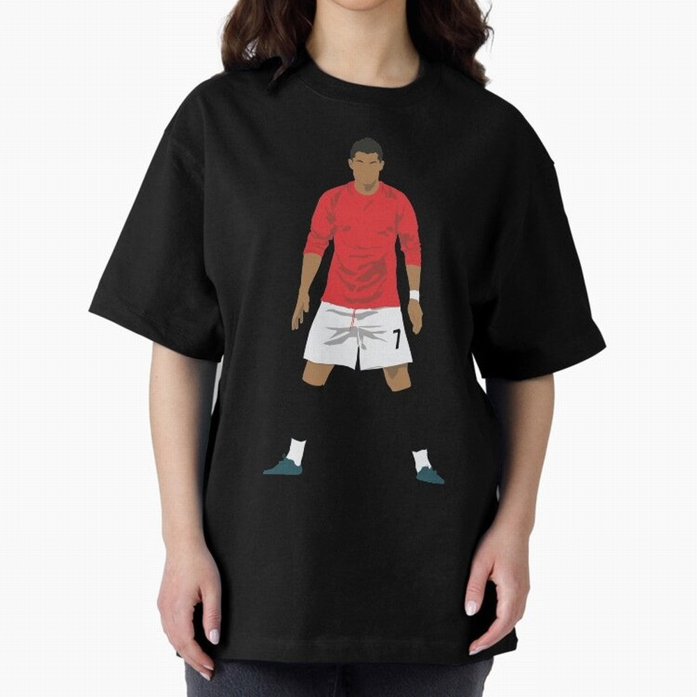 Cristiano Ronaldo MUFC Oversized T-Shirt Bring Supporter Culture to Match Day Hype around FIFA World Cup 2026 USA Canada Mexico, Neymar, Haaland and Cristiano Ronaldo, France, Classic Soccer Heritage, Championship Pressure, Fan Loyalty and