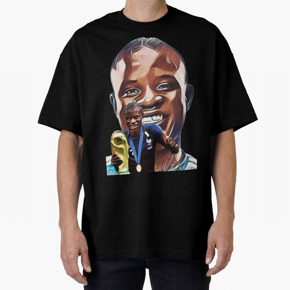 N'golo Kante Oversized T-Shirt Share FIFA World Cup 2026 USA Canada Mexico Spirit, Built around Brazil, Portugal and Argentina, Messi, Fan Favorite Moments, National Team Passion, Big Match Drama and Soccer History; Made for Die Hard Supporters,