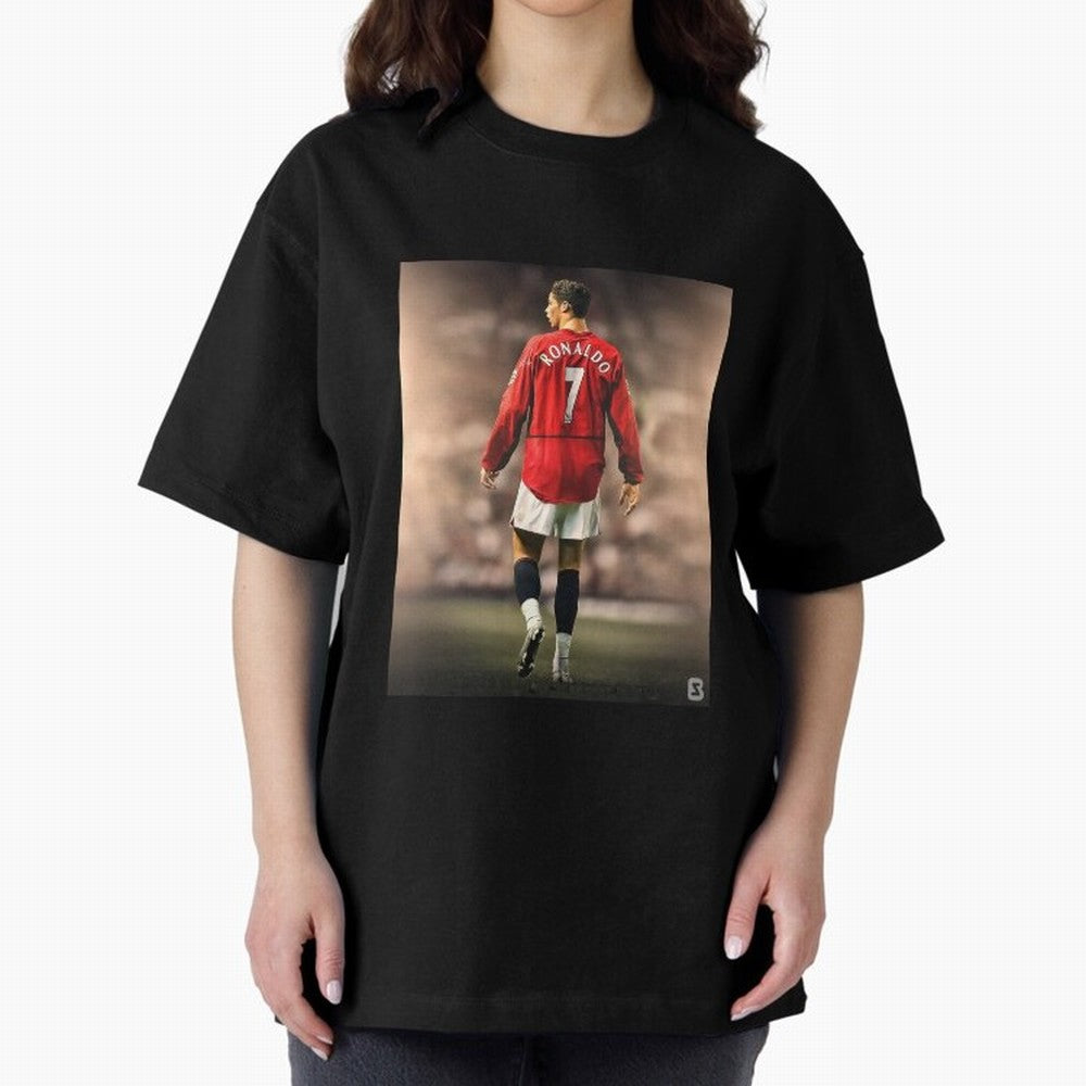 ronaldo Oversized T-Shirt Show Up for the Glory of FIFA World Cup 2026 Group Stage Capturing Neymar, England, France and Netherlands Energy, Championship Spirit, Famous Goals, Roaring Crowds and International Football Unity; Ideal for Fans Who
