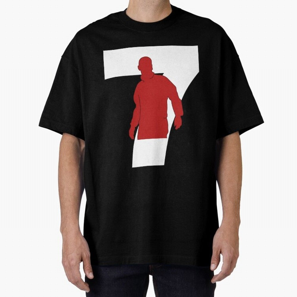 Eric Cantona Manchester United 7 Oversized T-Shirt Celebrate the Next Chapter of FIFA World Cup 2026 USA Canada Mexico for Fans of Cristiano Ronaldo and England, France and Netherlands, Bringing Champion Mindset, Group Stage Buzz, Knockout Tension