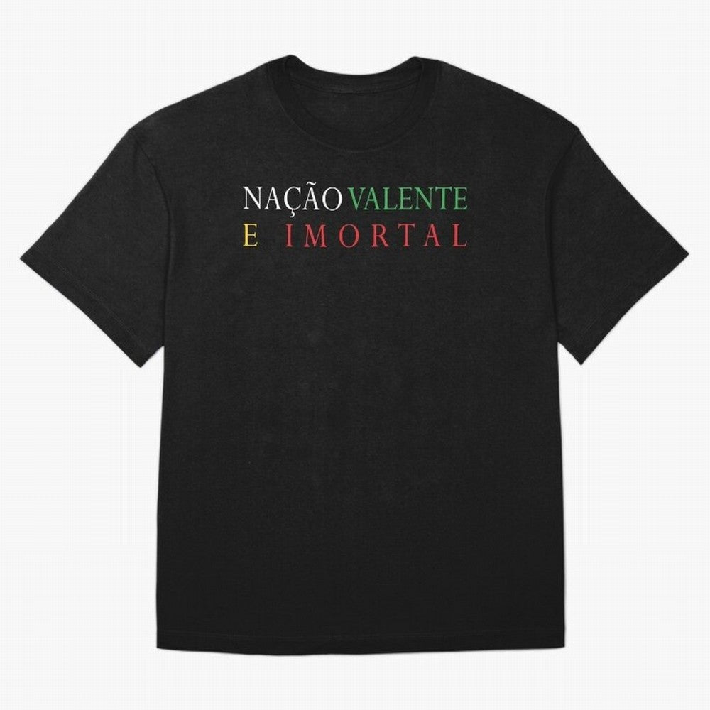 Na??o Valente e Imortal Portugal Oversized T-Shirt Bring Supporter Culture to the FIFA World Cup 2026 USA Canada Mexico Journey through Messi Highlights, Spain Pride, Soccer Culture, Superstar Moments, National Team Dreams and Competitive Fire;