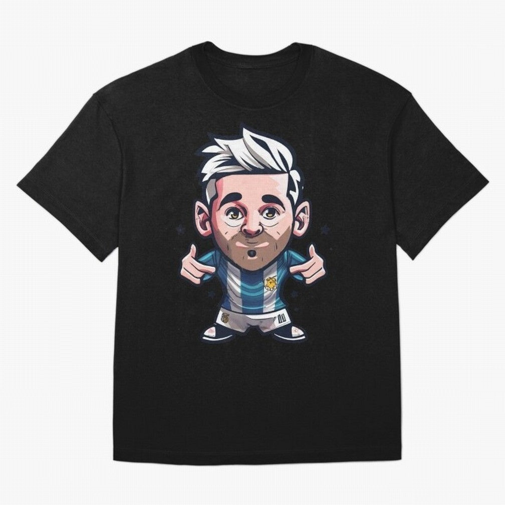 Lionel Messi Oversized T-Shirt Celebrate the Magic of the FIFA World Cup 2026 USA Canada Mexico Journey through Mbappe and Neymar Highlights, France and Portugal Pride, Football Passion, Legendary Performances, Festival Vibes and Supporter