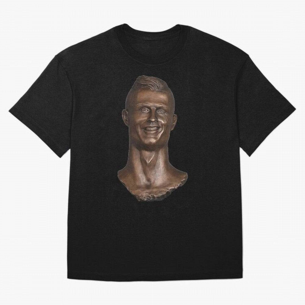 Cristiano Ronaldo Bust Scary Oversized T-Shirt Show Your Stadium Side during Match Day Hype around FIFA World Cup 2026 USA Canada Mexico, CR7 and Messi, England, Supporter Pride, Iconic Celebrations, Legendary Names and Global Match Day Energy;