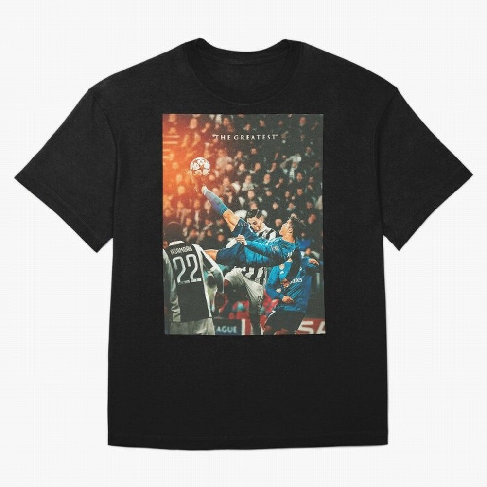 Ronaldo Bicycle Kick Skills Greatest, Ronaldo Gifts, Ronaldo Best Selling , Ronaldo Top Items Oversized T-Shirt Live the Energy of Global Football Passion for FIFA World Cup 2026, Centered on Messi, CR7 and Mbappe, Portugal, Worldwide Fan Energy,
