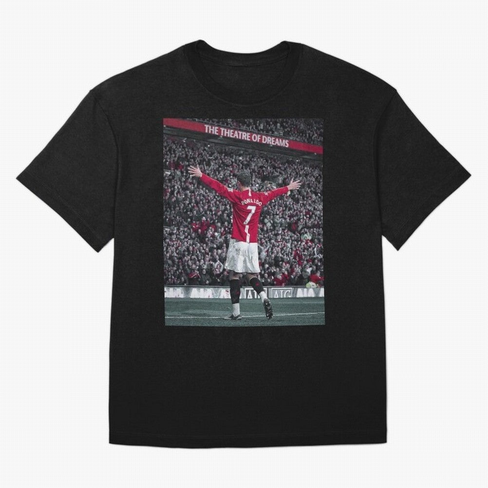 Cristiano Ronaldo Manchester United Oversized T-Shirt Back the Journey through FIFA World Cup 2026 Group Stage for Fans of Mbappe and Neymar and Germany, Bringing Football Passion, Legendary Performances, Festival Vibes and Supporter Community;