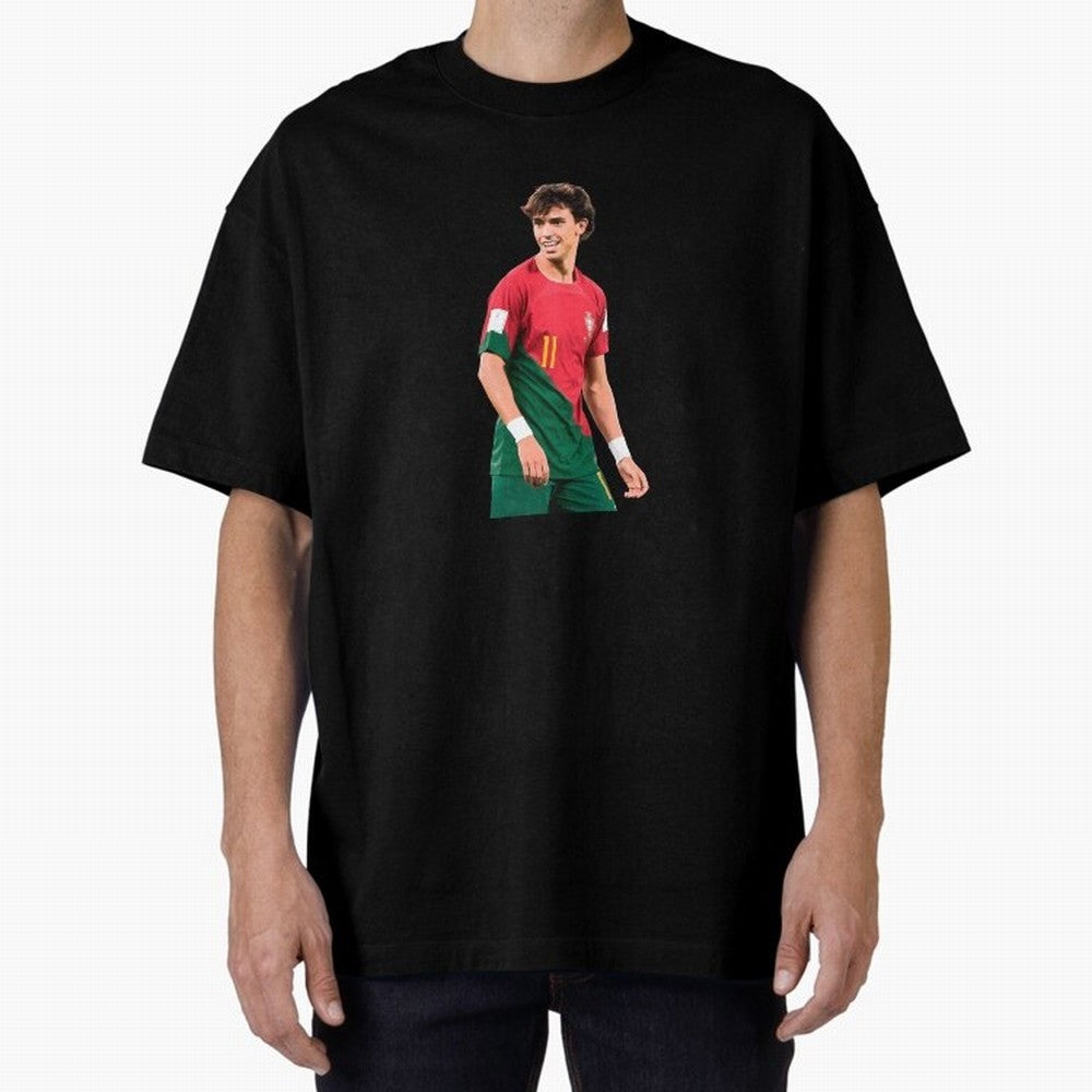 Joao Felix Oversized T-Shirt Join the Countdown to FIFA World Cup 2026 Group Stage Spirit, with Brazil, Messi, Neymar and Mbappe, Retro Football Energy, Iconic Rivalries, Trophy Chase Drama and Stadium Atmosphere; Built for Supporters Chasing