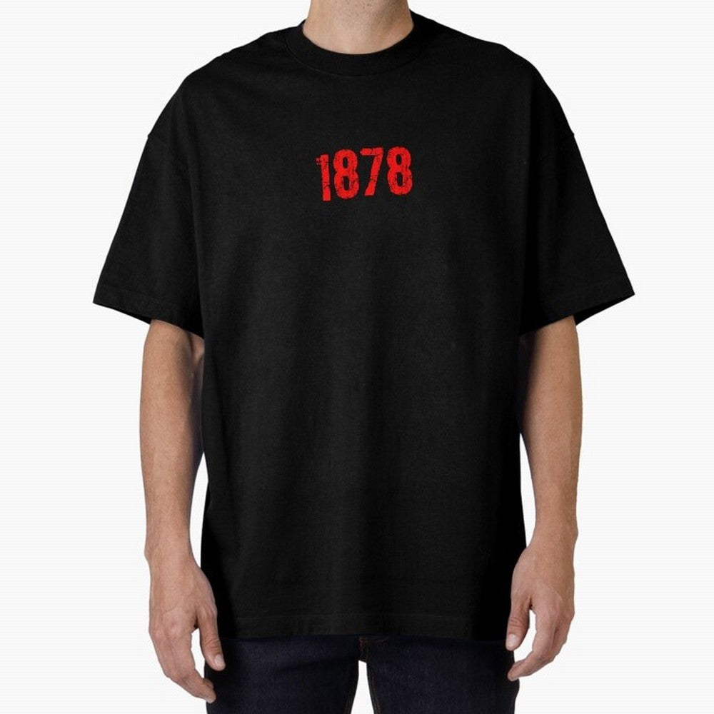 1878 Oversized T-Shirt Bring a Champion Mindset to Global Football Passion for FIFA World Cup 2026 USA Canada Mexico, Driven by Messi, Neymar and Mbappe, Spain and Netherlands, Retro Football Energy, Iconic Rivalries, Trophy Chase Drama and Stadium