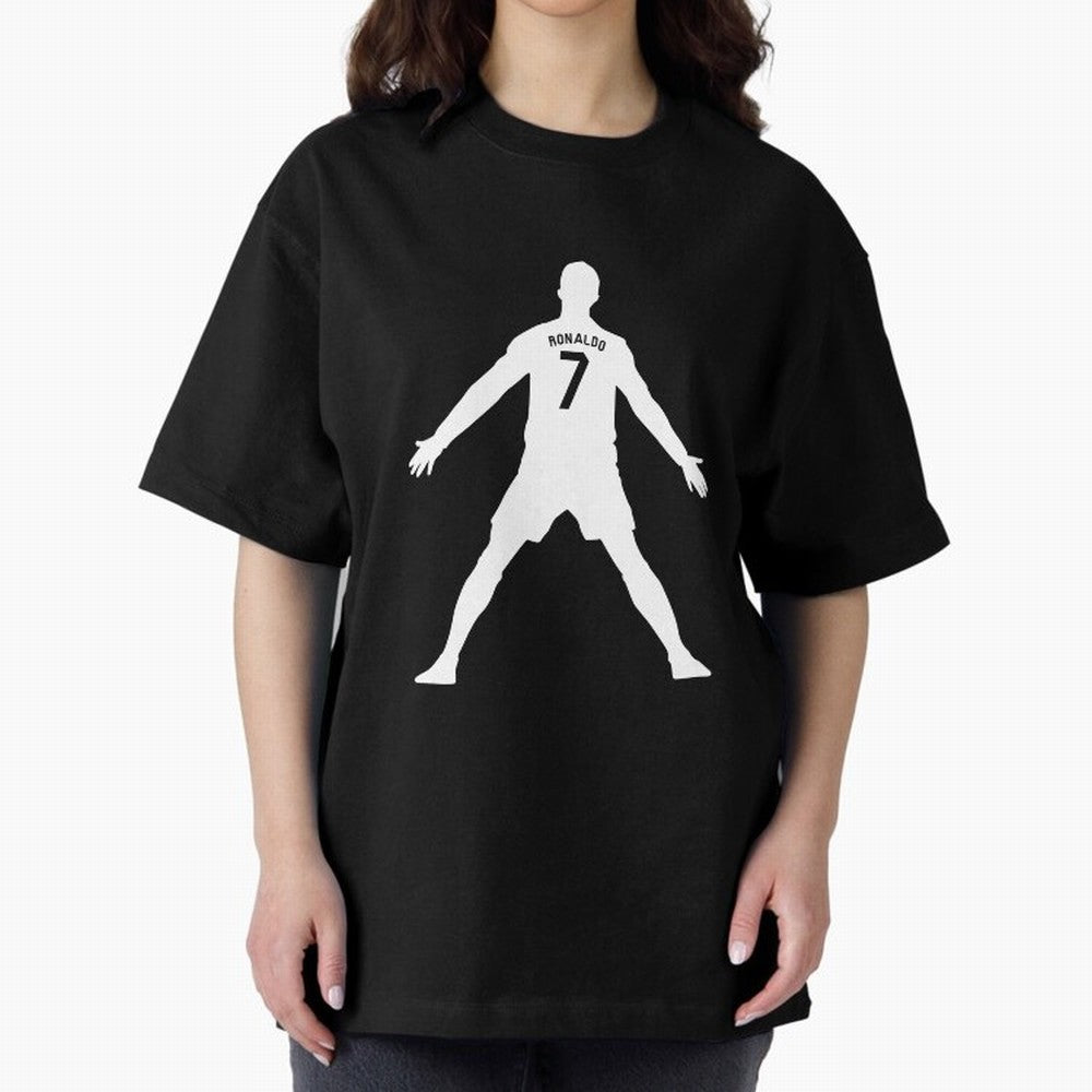 Cristiano Ronaldo Celebration in White Oversized T-Shirt Live for the Drama of FIFA World Cup 2026 USA Canada Mexico Capturing Haaland and Mbappe, Portugal, Spain and Germany Energy, Football Festival Excitement, Trophy Ambitions, Country Rivalries