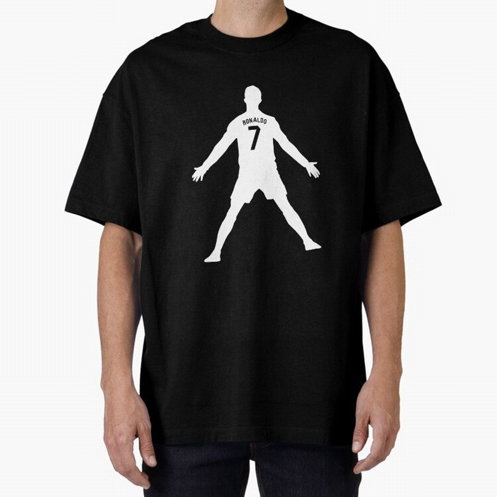 Cristiano Ronaldo Celebration in White Oversized T-Shirt Live for the Drama of FIFA World Cup 2026 USA Canada Mexico Capturing Haaland and Mbappe, Portugal, Spain and Germany Energy, Football Festival Excitement, Trophy Ambitions, Country Rivalries