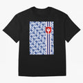 Manchester United 94 Away Jersey Pattern Oversized T-Shirt Step into Global Football Passion for FIFA World Cup 2026 USA Canada Mexico, Filled with Neymar, Haaland and Cristiano Ronaldo, Netherlands, Match Day Excitement, Supporter Culture, Golden