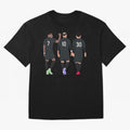 Messi Neymar France Football Players Trio Mmn #y79 Oversized T-Shirt Spotlight Global Football Passion for FIFA World Cup 2026 USA Canada Mexico, Centered on Haaland, Argentina, France and Brazil, Football Passion, Legendary Performances, Festival
