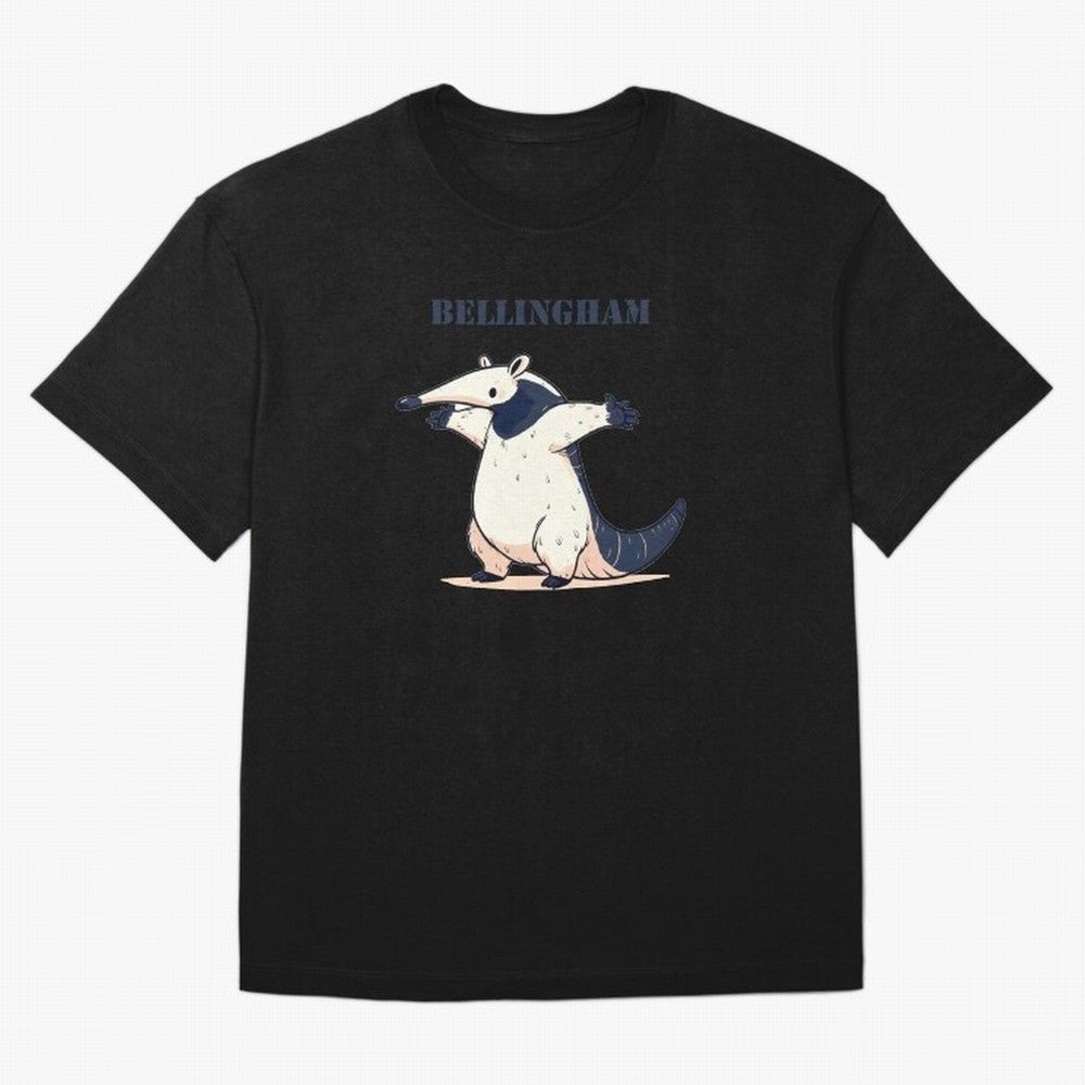 Celebration Bellingham Tamandua Oversized T-Shirt Show Championship Spirit for Global Football Passion for FIFA World Cup 2026, Inspired by Messi and Cristiano Ronaldo, England, Goal Celebration Energy, Supporter Heritage, Football Icons and