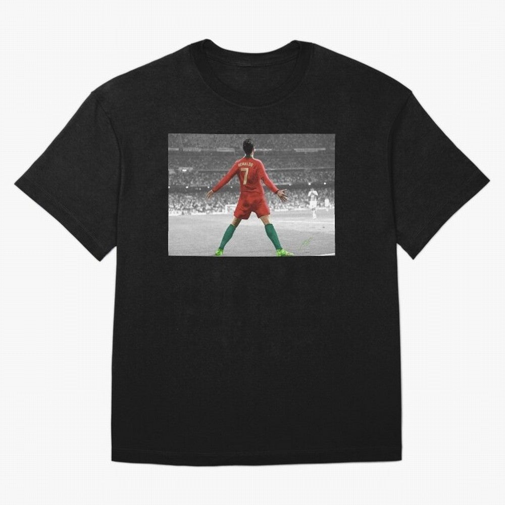 Portugal's Cristiano Ronaldo Oversized T-Shirt Stand Proud for FIFA World Cup 2026 Made for Messi and Cristiano Ronaldo, Brazil Energy, Goal Celebration Energy, Supporter Heritage, Football Icons and Worldwide Tournament Joy; Made for Die Hard