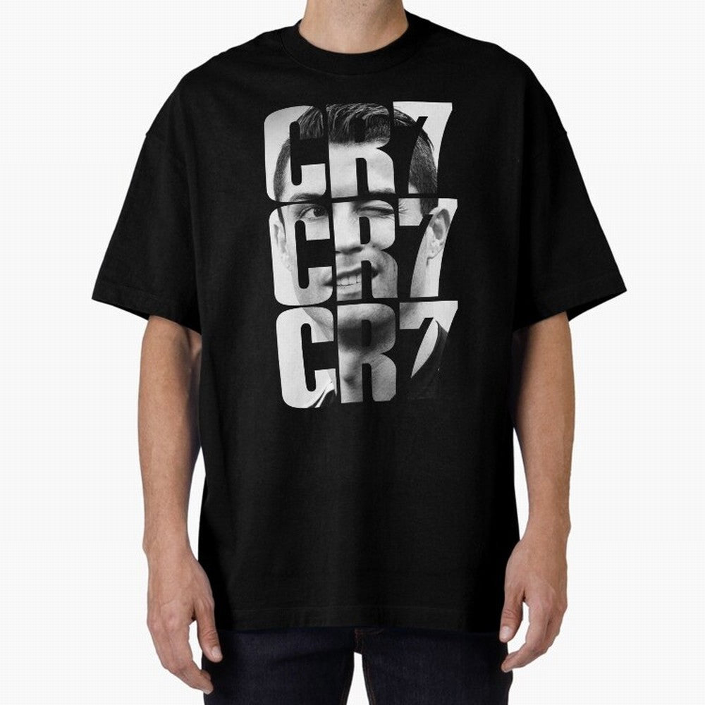 CR7 smile Oversized T-Shirt Show Love for Legendary Goals in the FIFA World Cup 2026 Journey through Neymar Highlights, Brazil, Portugal and Argentina Pride, Fan Favorite Moments, National Team Passion, Big Match Drama and Soccer History; Great for