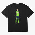 Alejandro Garnacho Ronaldo Peace Goal Celebration Oversized T-Shirt Support the FIFA World Cup 2026 USA Canada Mexico Journey through Cristiano Ronaldo Highlights, England, France and Netherlands Pride, Football Passion, Legendary Performances,