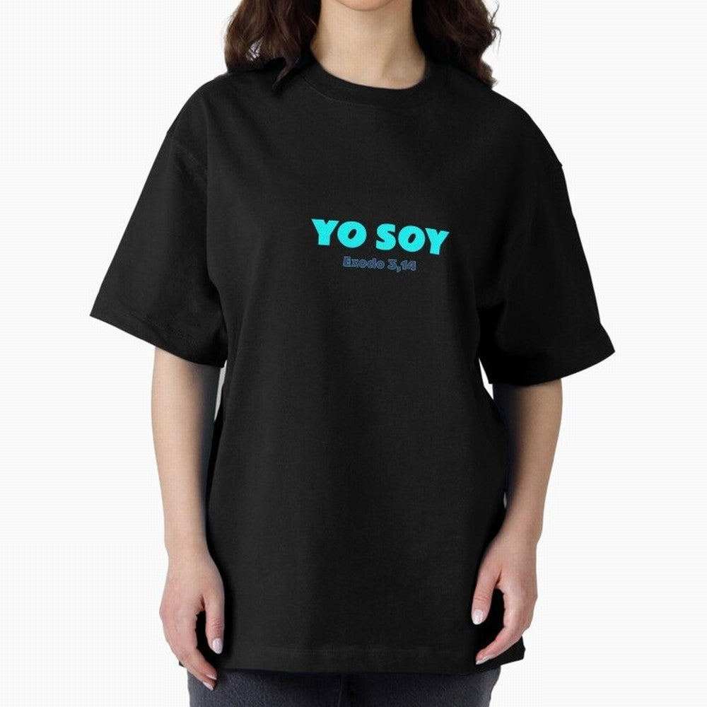 Yo soy ¨C Exodus 3,14 Oversized T-Shirt Build FIFA World Cup 2026 Group Stage Spirit, with Brazil, Cristiano Ronaldo, Haaland and CR7, Retro Football Energy, Iconic Rivalries, Trophy Chase Drama and Stadium Atmosphere; Built for Supporters Chasing