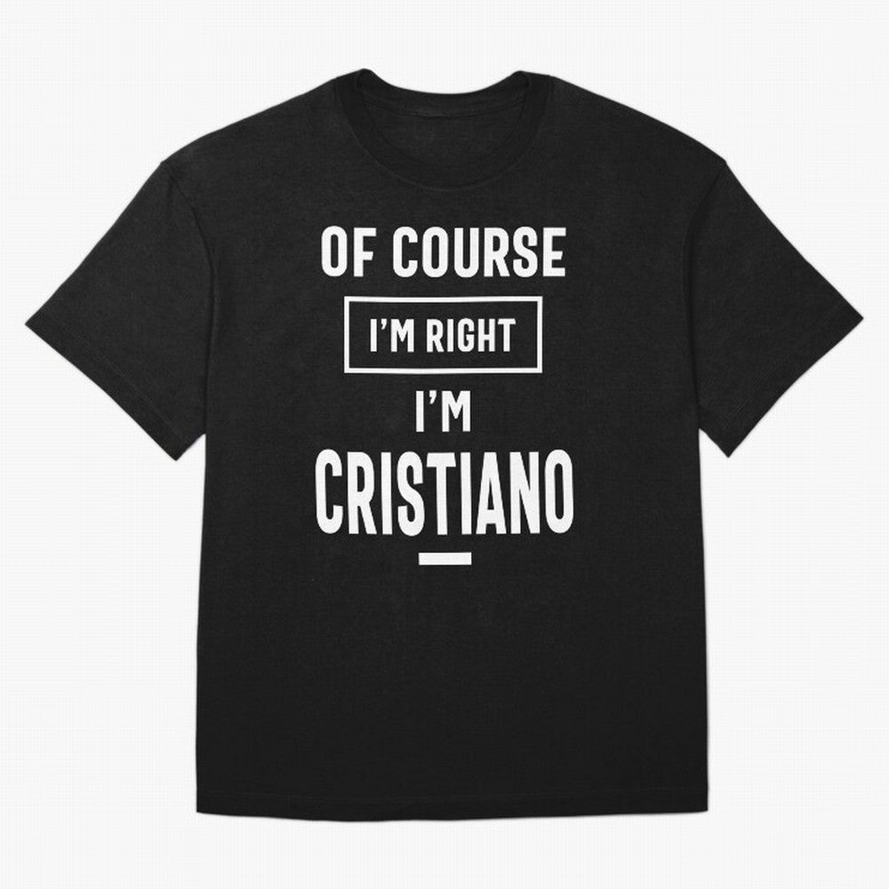 Cristiano Personalized Name Birthday Gift Oversized T-Shirt Bring Trophy Dreams to FIFA World Cup 2026 Spirit, Connected to England and Germany, Mbappe, Champion Mindset, Group Stage Buzz, Knockout Tension and Passionate Fan Culture; Ideal for