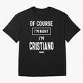 Cristiano Personalized Name Birthday Gift Oversized T-Shirt Bring Trophy Dreams to FIFA World Cup 2026 Spirit, Connected to England and Germany, Mbappe, Champion Mindset, Group Stage Buzz, Knockout Tension and Passionate Fan Culture; Ideal for
