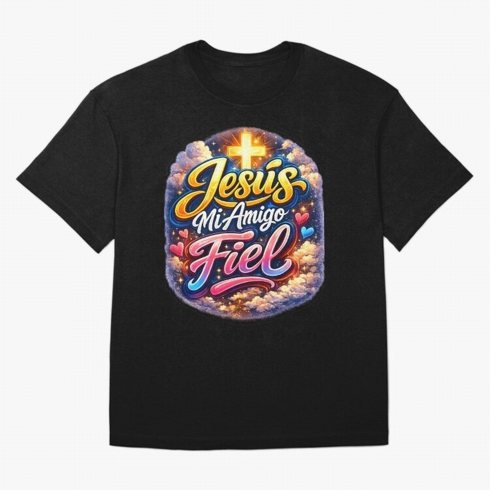Jesus my faithful friend Oversized T-Shirt Capture the FIFA World Cup 2026 Journey through CR7 and Messi Highlights, Portugal Pride, Football Passion, Legendary Performances, Festival Vibes and Supporter Community; Perfect for People Who Love