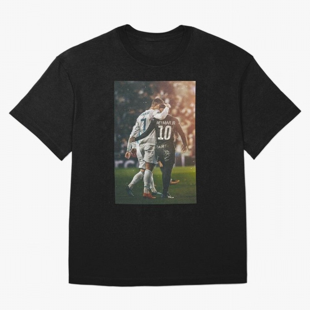Neymar and Ronaldo Oversized T-Shirt Join Supporters Worldwide for FIFA World Cup 2026 USA Canada Mexico Connected to Cristiano Ronaldo, Spain and Netherlands Energy, Football Festival Excitement, Trophy Ambitions, Country Rivalries and Star Player