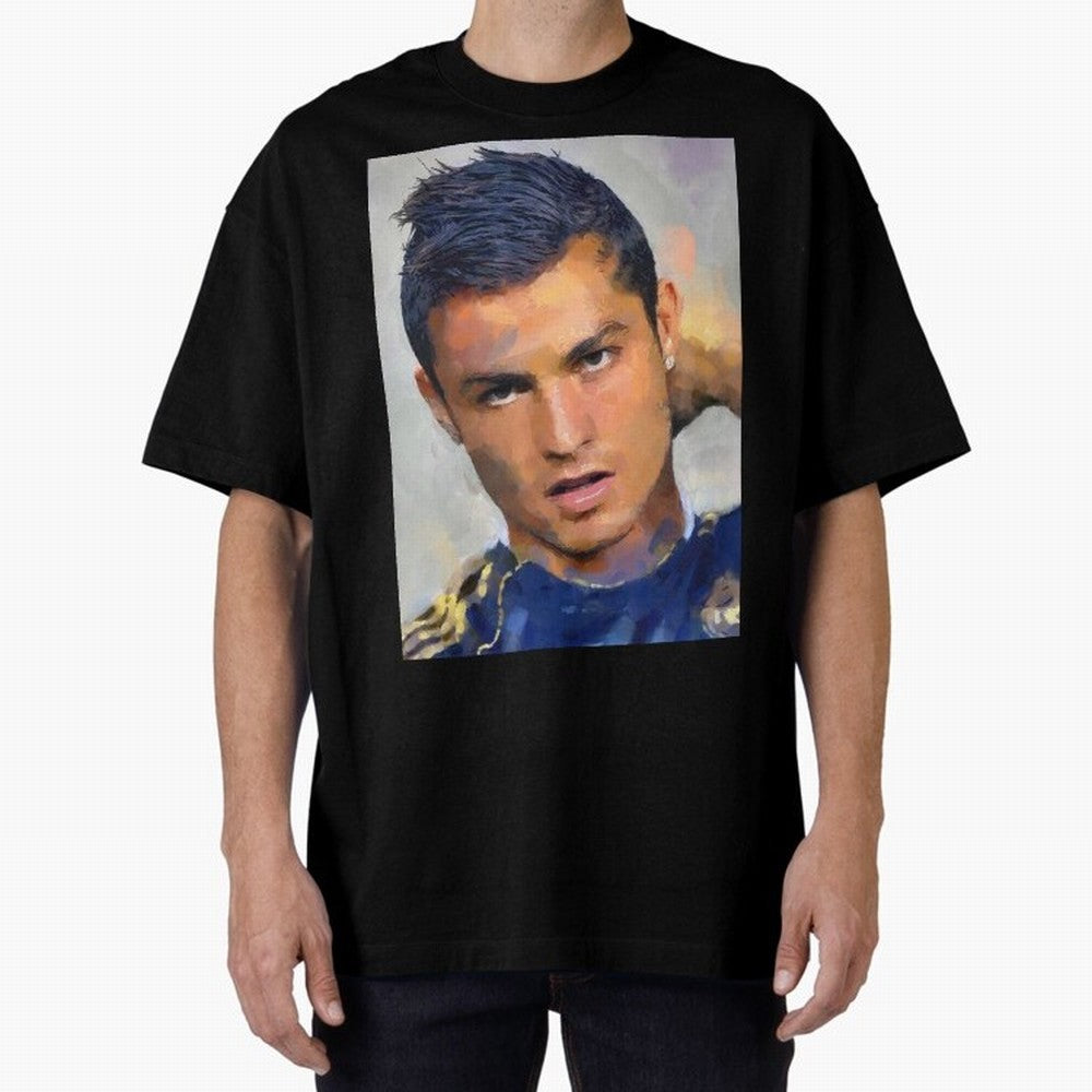 Cristiano Oversized T-Shirt Discover Match Day Hype around FIFA World Cup 2026 USA Canada Mexico, Neymar, Germany, Soccer Culture, Superstar Moments, National Team Dreams and Competitive Fire; Ideal for Passionate Fans Who Love Underdog Stories,