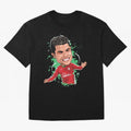 Cristiano Oversized T-Shirt Show Your Tournament Heart for FIFA World Cup 2026 USA Canada Mexico for Fans of CR7 and Messi and France and Portugal, Bringing Stadium Chants, National Pride, Trophy Dreams and Unforgettable Football Memories; Ideal