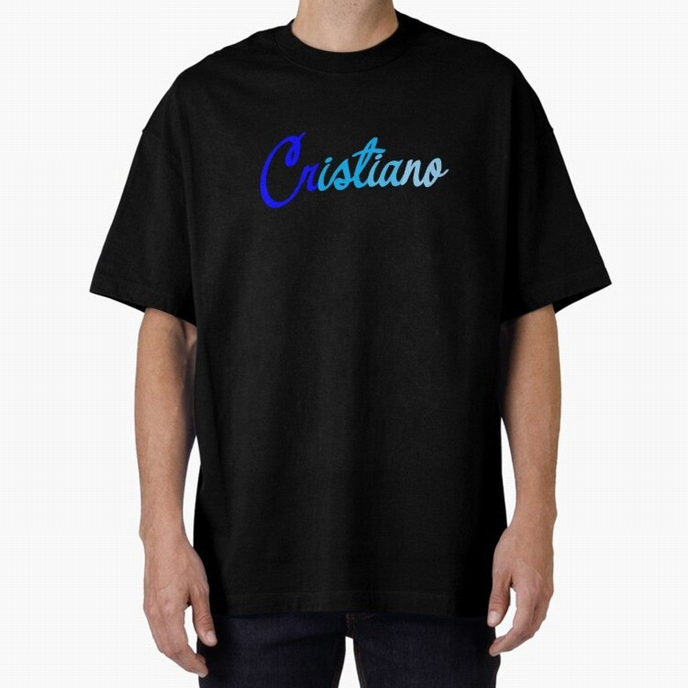 Cristiano Oversized T-Shirt Discover Match Day Hype around FIFA World Cup 2026 USA Canada Mexico, CR7, England, Stadium Chants, National Pride, Trophy Dreams and Unforgettable Football Memories; Ideal for Football Dads, Football Moms, Friends,