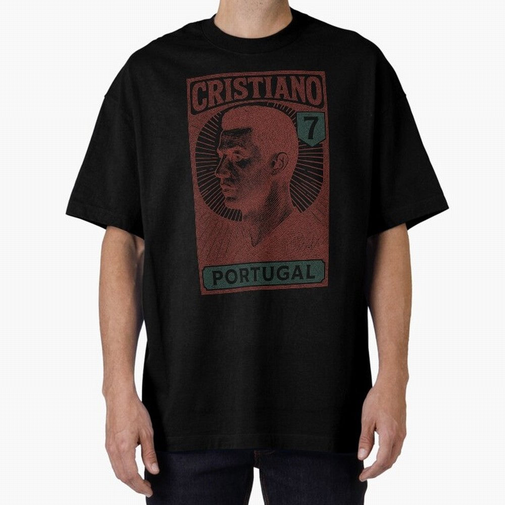 CRISTIANO Oversized T-Shirt Turn Every Weekend Toward FIFA World Cup 2026 USA Canada Mexico Spirit, with Germany, Haaland and Mbappe, Worldwide Fan Energy, Dramatic Goals, Stadium Lights and Championship Celebrations; Created for Match Day Parties,