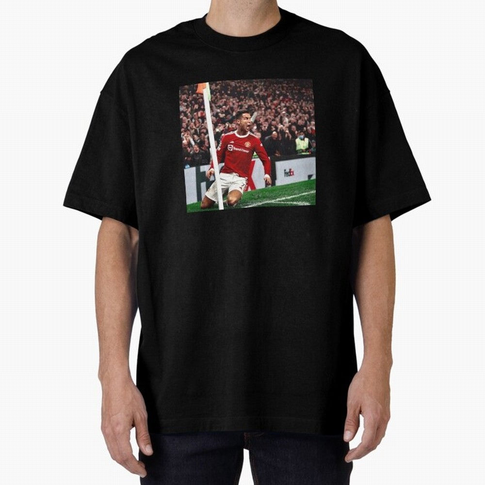 Cristiano Oversized T-Shirt Feel the Roar of Match Day Hype around FIFA World Cup 2026, CR7, Portugal, Match Day Excitement, Supporter Culture, Golden Goals and Global Football Passion; Ideal for Passionate Fans Who Love Underdog Stories, Superstar