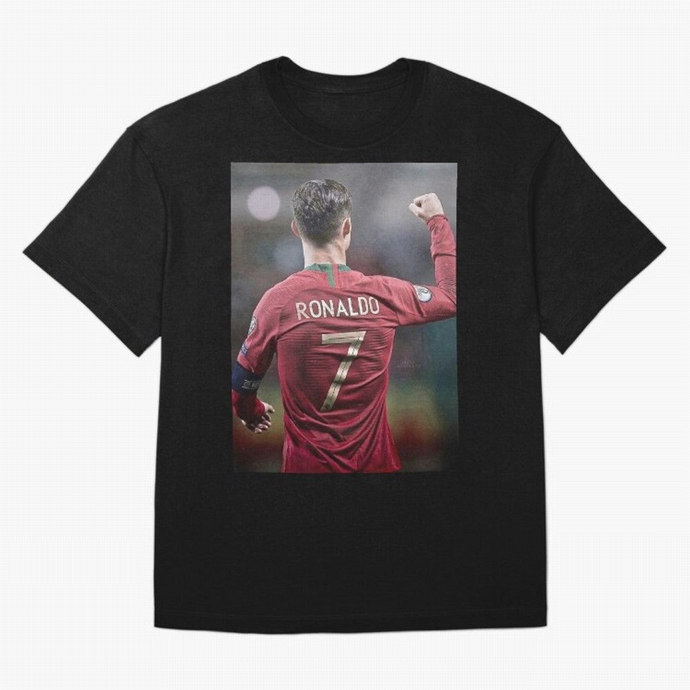 Cristiano Ronaldo CR7 Oversized T-Shirt Celebrate Fan Favorites in FIFA World Cup 2026 Highlighting Messi, Neymar and Mbappe, Portugal, Spain and Germany Energy, Match Day Excitement, Supporter Culture, Golden Goals and Global Football Passion;