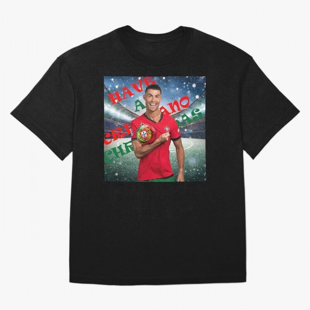 Have a Cristiano Christmas Oversized T-Shirt Celebrate Golden Goal Energy in FIFA World Cup 2026 for Fans of Messi, CR7 and Mbappe and Spain and Netherlands, Bringing Match Day Excitement, Supporter Culture, Golden Goals and Global Football