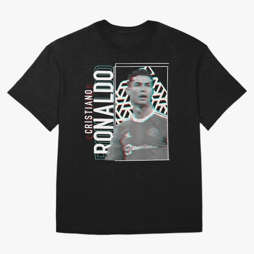 Cristiano Ronaldo Glith Effect Oversized T-Shirt Feel the Roar of FIFA World Cup 2026 Built around Neymar, Haaland and Cristiano Ronaldo, Spain and Netherlands Energy, Match Day Excitement, Supporter Culture, Golden Goals and Global Football