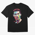 Cristiano Ronaldo Pop Art Portrait Oversized T-Shirt Relive FIFA World Cup 2026 Group Stage for Fans of Messi and Portugal, Bringing Worldwide Fan Energy, Dramatic Goals, Stadium Lights and Championship Celebrations; Great for Watch Parties, Sports