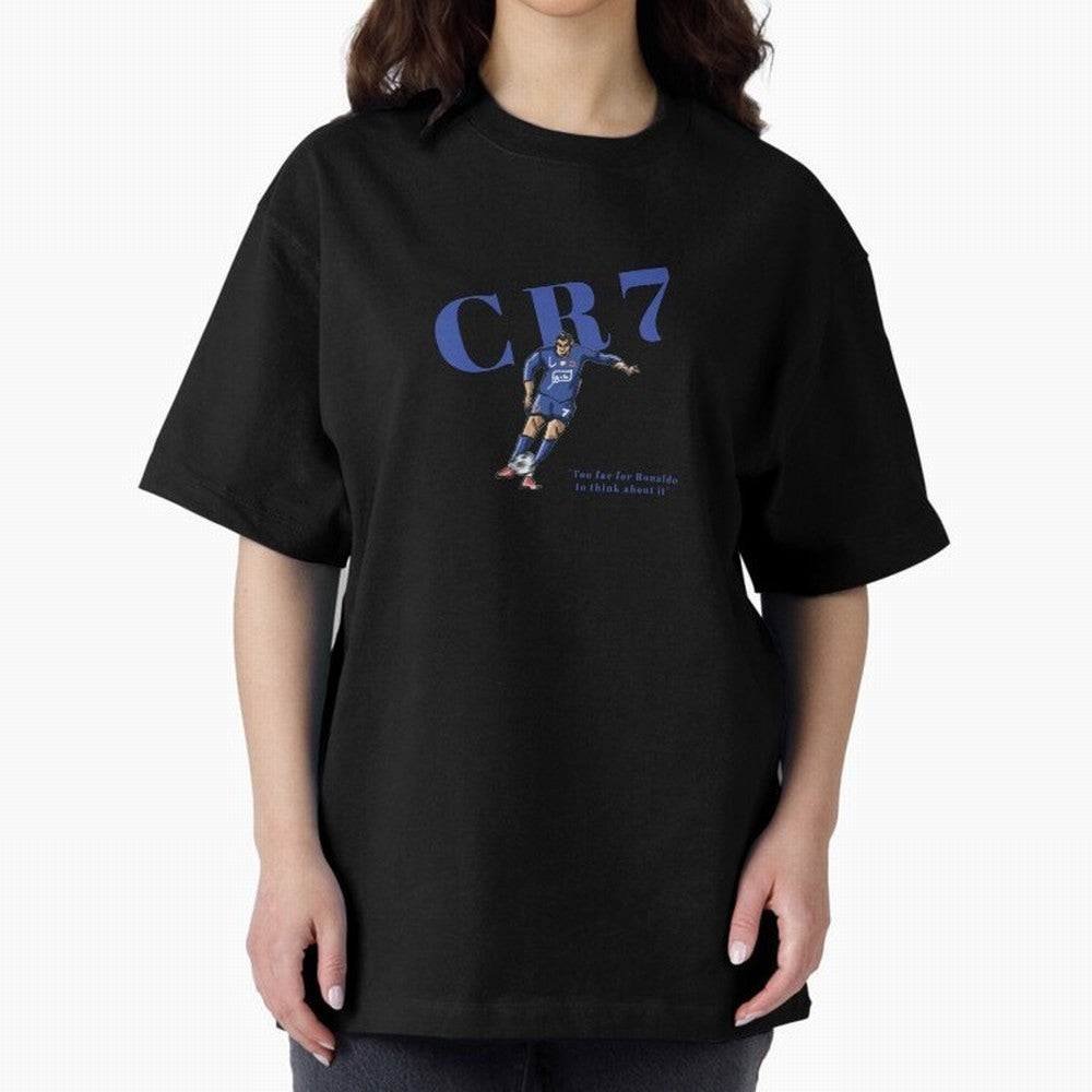 CR7. Oversized T-Shirt Live the Energy of the FIFA World Cup 2026 Journey through Messi, CR7 and Mbappe Highlights, Argentina, France and Brazil Pride, Football Festival Excitement, Trophy Ambitions, Country Rivalries and Star Player Buzz; Made for