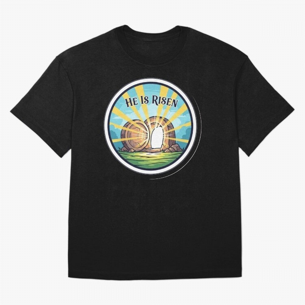 He Is Risen Indeed Easter Faith Sticker Oversized T-Shirt Bring Home FIFA World Cup 2026 USA Canada Mexico Driven by Messi, CR7 and Mbappe, England and Germany Energy, Retro Football Energy, Iconic Rivalries, Trophy Chase Drama and Stadium