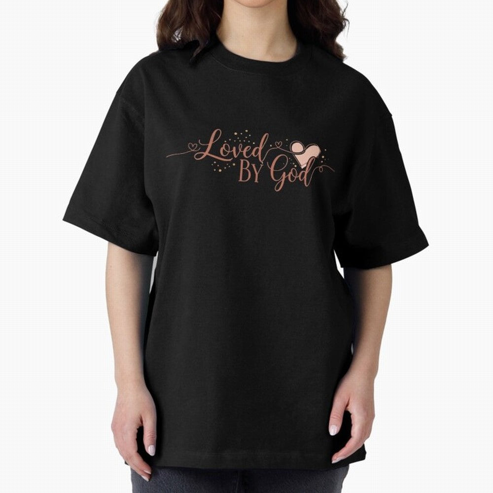 Loved by God Oversized T-Shirt Show Love for Legendary Goals in FIFA World Cup 2026 Filled with Messi, Neymar and Mbappe, Spain Energy, Supporter Pride, Iconic Celebrations, Legendary Names and Global Match Day Energy; Created for Match Day