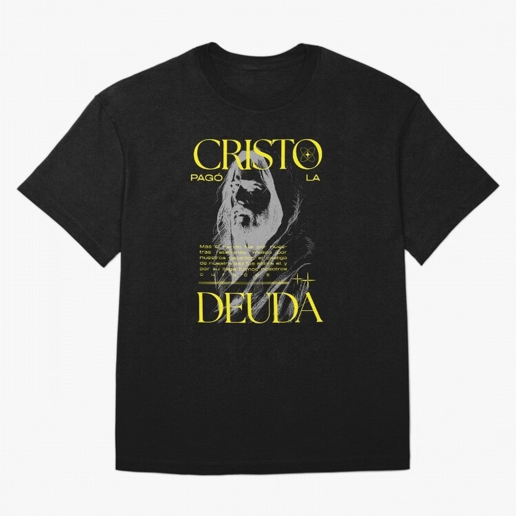 Cristo Pag¨® la Deuda - Isa¨ªas 53:5 Streetwear Style Oversized T-Shirt Celebrate Soccer Greatness during FIFA World Cup 2026 Group Stage Featuring Cristiano Ronaldo, France Energy, Champion Mindset, Group Stage Buzz, Knockout Tension and