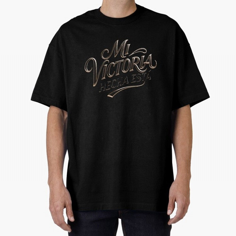 Mi Victoria Hecha Est¨¢ T Shirt Oversized T-Shirt Capture Stadium Memories from FIFA World Cup 2026 USA Canada Mexico Spirit, Capturing Germany, Messi and Cristiano Ronaldo, Soccer Culture, Superstar Moments, National Team Dreams and Competitive