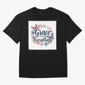 Grace Changes Everything T Shirt Oversized T-Shirt Make Every Kick Count in Global Football Passion for FIFA World Cup 2026 Group Stage, Made for CR7, Portugal, Spain and Germany, Fan Favorite Moments, National Team Passion, Big Match Drama and