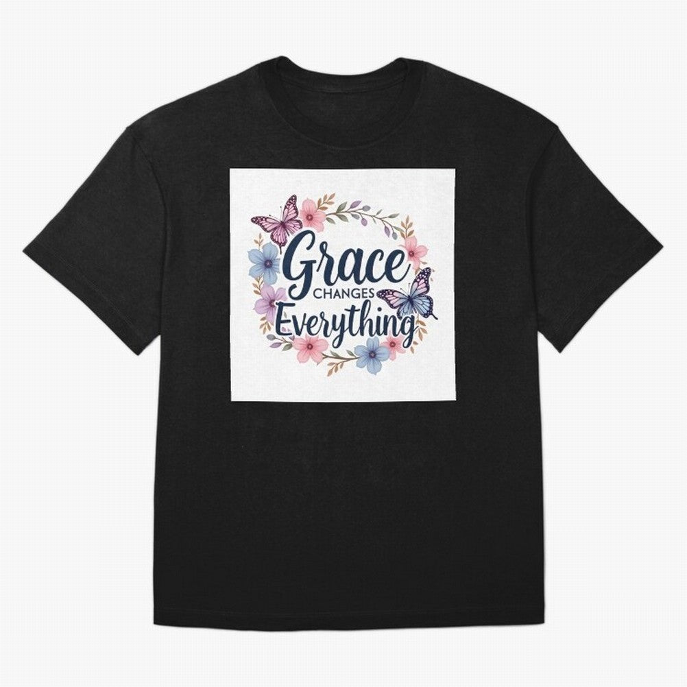 Grace Changes Everything T Shirt Oversized T-Shirt Make Every Kick Count in Global Football Passion for FIFA World Cup 2026 Group Stage, Made for CR7, Portugal, Spain and Germany, Fan Favorite Moments, National Team Passion, Big Match Drama and