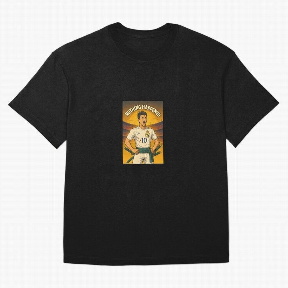 Cristiano Zoro Nothing Happened Oversized T-Shirt Fuel Your Fan Pride for FIFA World Cup 2026 Group Stage for Fans of Messi and Cristiano Ronaldo and England and Germany, Bringing Stadium Chants, National Pride, Trophy Dreams and Unforgettable