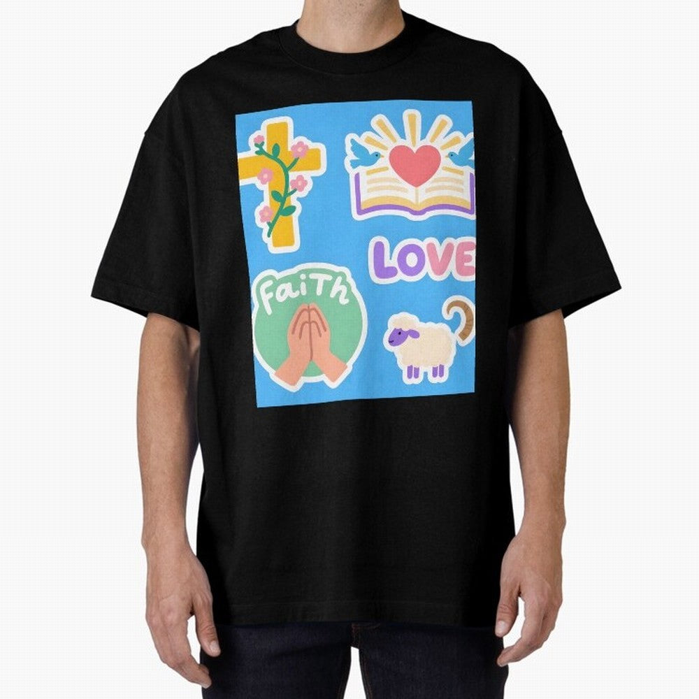 Love Faith T shirt Oversized T-Shirt Live for the Drama of Match Day Hype around FIFA World Cup 2026 Group Stage, Mbappe, Brazil, Champion Mindset, Group Stage Buzz, Knockout Tension and Passionate Fan Culture; Ideal for Fans Who Follow Messi,