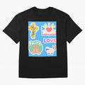 Love Faith T shirt Oversized T-Shirt Live for the Drama of Match Day Hype around FIFA World Cup 2026 Group Stage, Mbappe, Brazil, Champion Mindset, Group Stage Buzz, Knockout Tension and Passionate Fan Culture; Ideal for Fans Who Follow Messi,