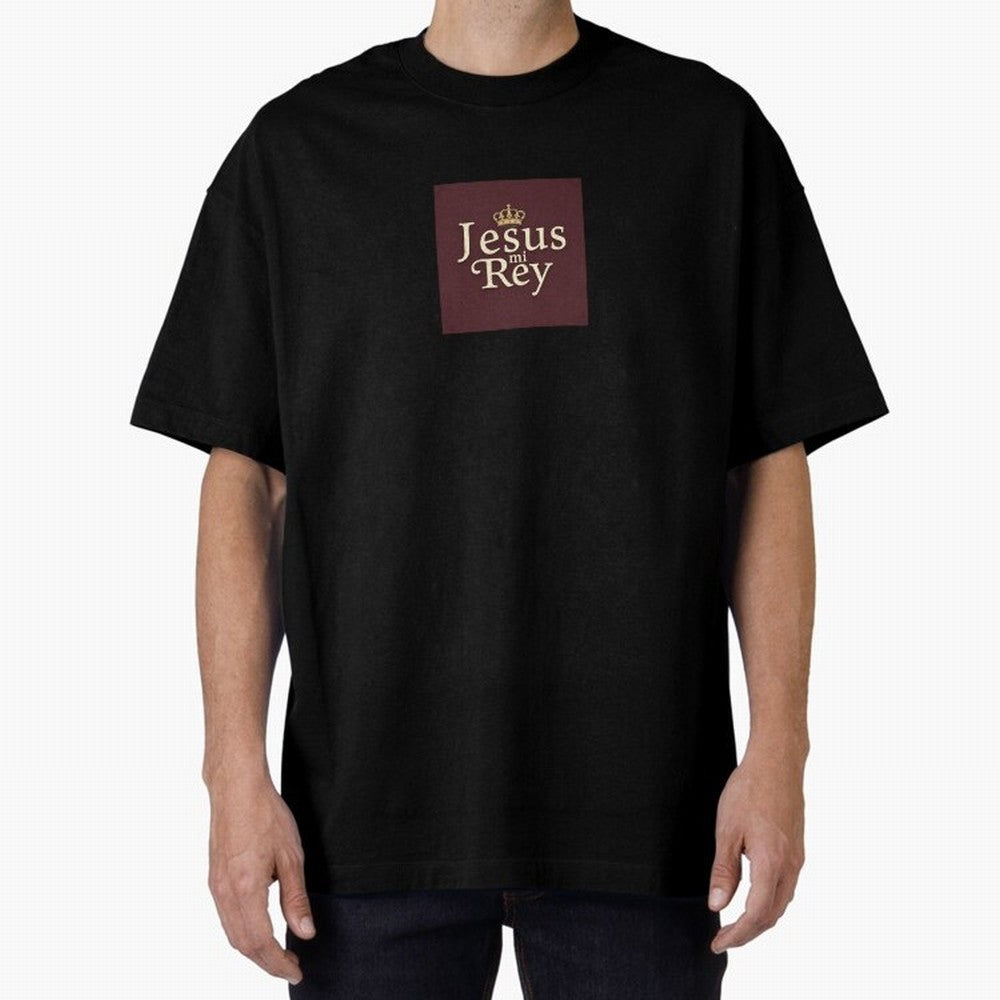 Jesus Mi Rey T shirt Oversized T-Shirt Join Supporters Worldwide for FIFA World Cup 2026 USA Canada Mexico Featuring Mbappe, France and Portugal Energy, Fan Favorite Moments, National Team Passion, Big Match Drama and Soccer History; Perfect for