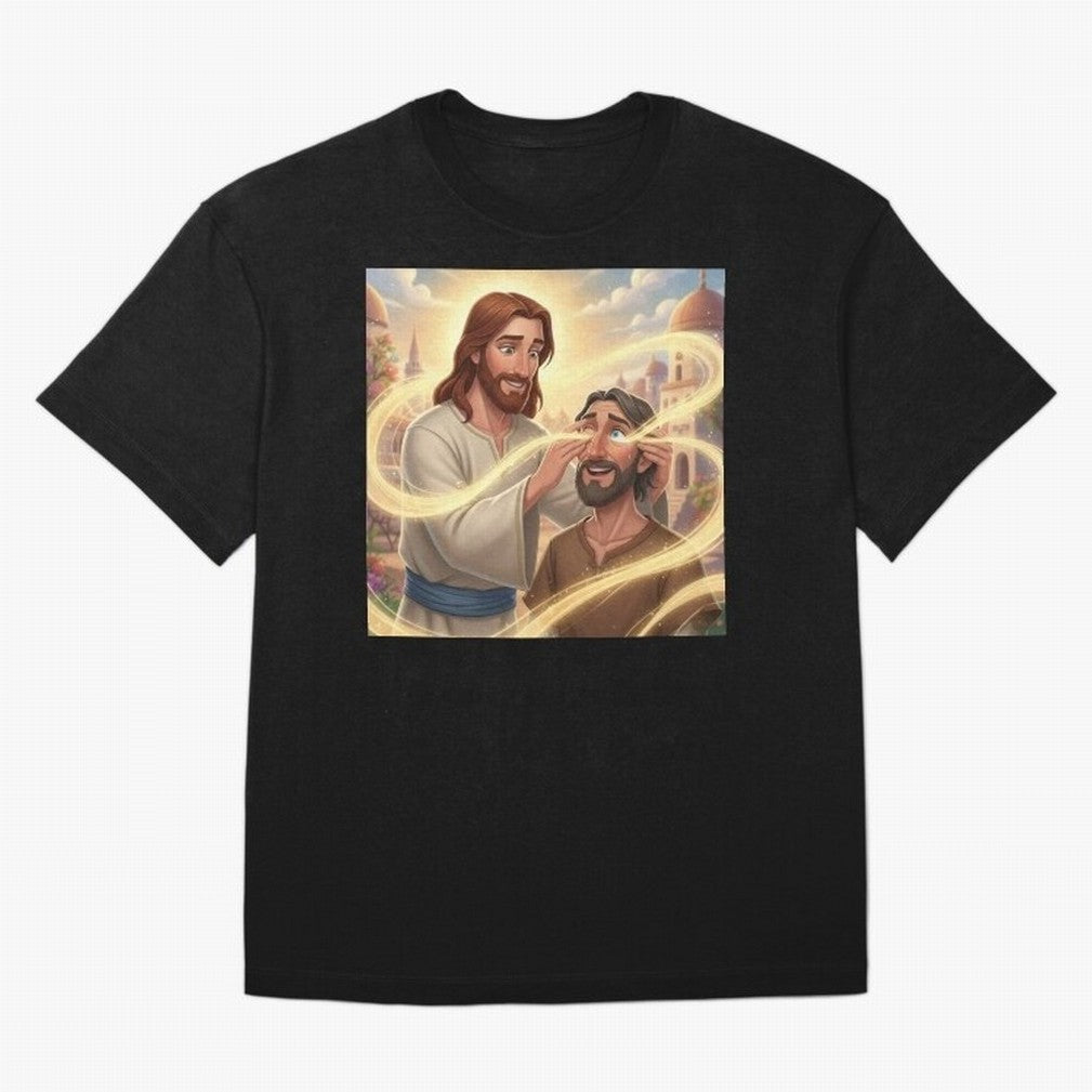 Jesus cure the blind Oversized T-Shirt Make Game Day About the FIFA World Cup 2026 USA Canada Mexico Journey through Neymar Highlights, England and Germany Pride, Soccer Culture, Superstar Moments, National Team Dreams and Competitive Fire; Made