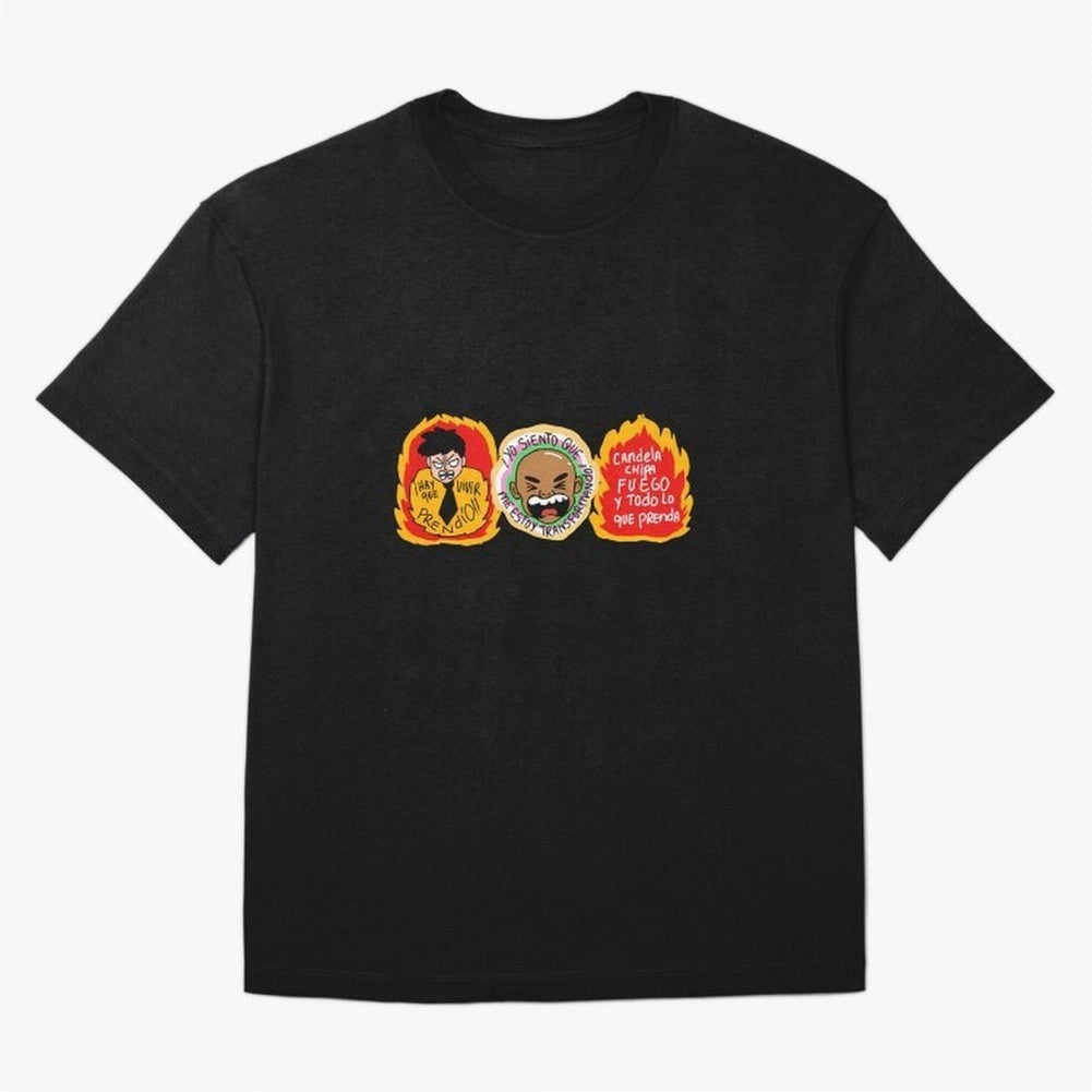 Hay Que Vivir Prendo Yo Siento Que Me Estoy Transformando Candela Chipa Fuego Y Todo Lo Que Prenda Oversized T-Shirt Relive Legendary Nights from Global Football Passion for FIFA World Cup 2026 USA Canada Mexico, Connected to CR7, England, France
