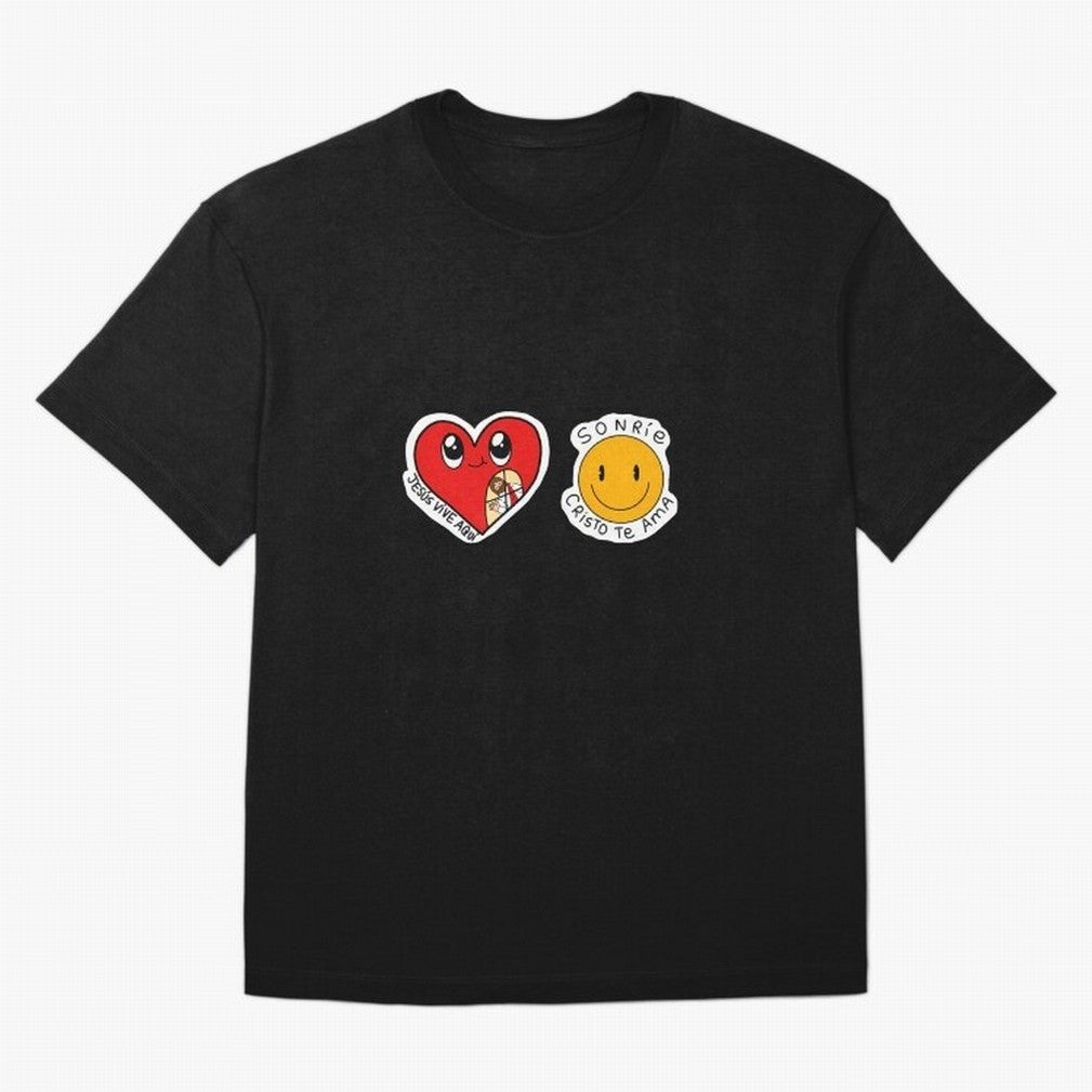 Jesus Vive Aqu Oversized T-Shirt Join Global Football Passion for FIFA World Cup 2026 USA Canada Mexico, Filled with Mbappe and Neymar, Spain, Goal Celebration Energy, Supporter Heritage, Football Icons and Worldwide Tournament Joy; Ideal for